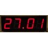 Часы вторичные цифровые ЧВЦ 100 NTP PoE